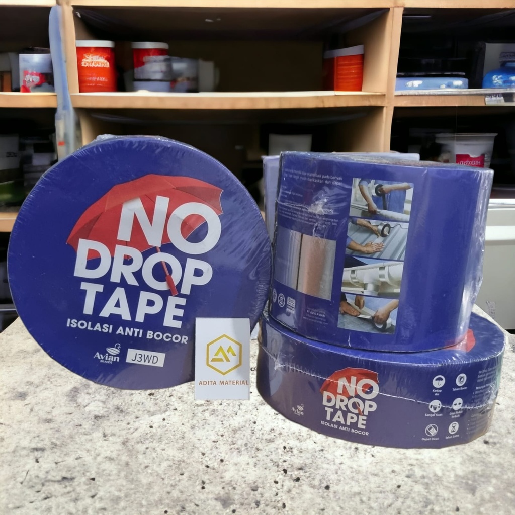Tambal Talang NO DROP TAPE 5cmX10m (AA)
