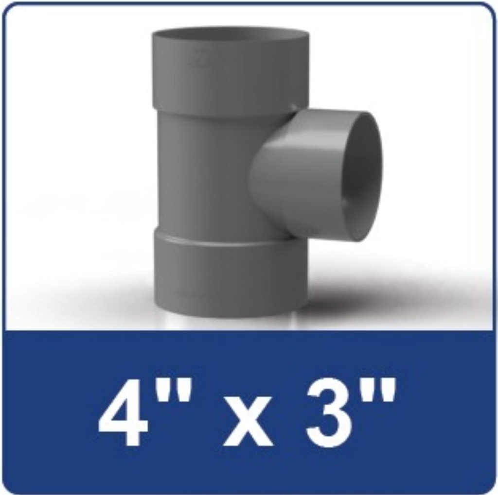 TEE 4X3 INCH RUCIKA D (AA)