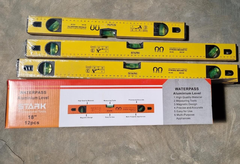 WATERPASS MAGNET 24 IN (60CM) STARK (AA)
