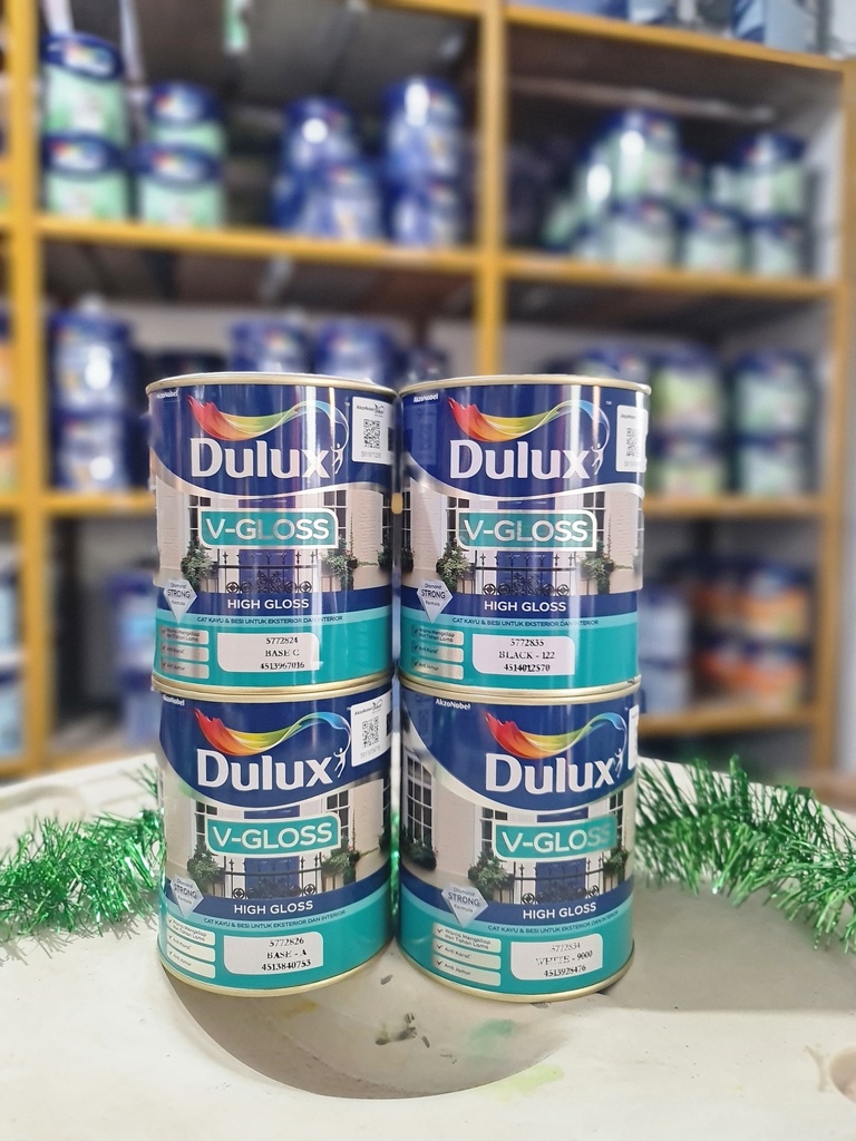 DULUX VGLOSS WHITE 9000 0,8L (AA)