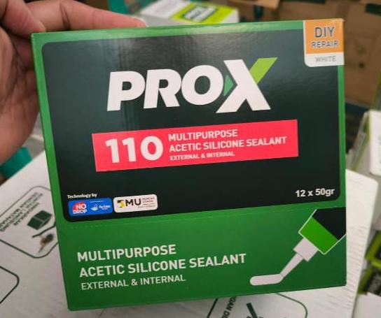 LEM KACA 50 GR BLACK PROXSILICONE (AA)