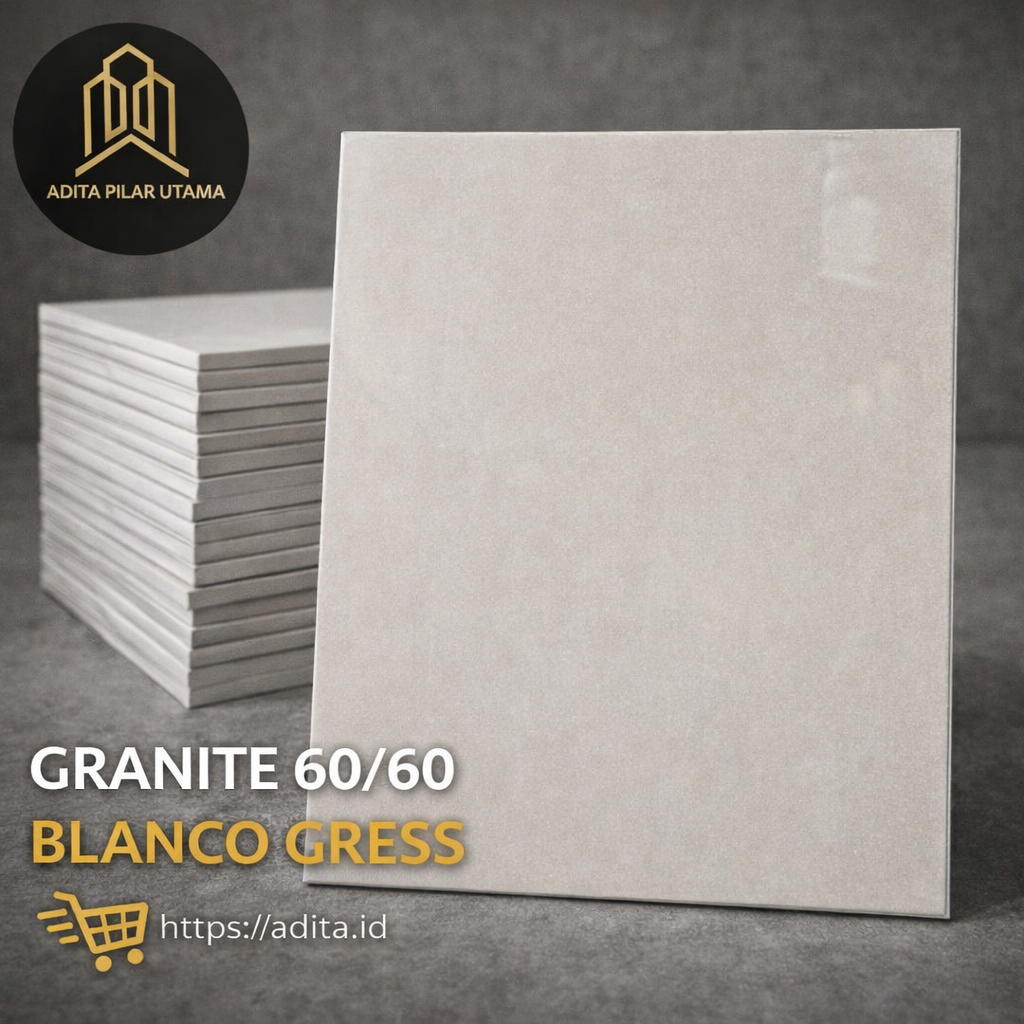 GRANITE 60x60 BLANCO GRESS (1DOS=1.44M2) (AA)