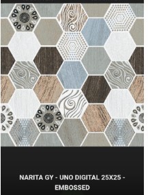 KERAMIK 25/25 NARITA GY - UNO (AA)
