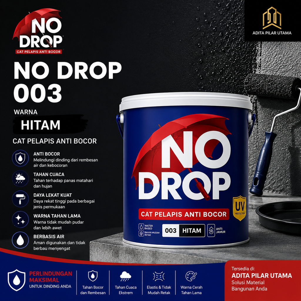 NO DROP 003K HITAM -KL (AA)