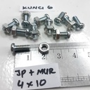 MUR BAUT PUTIH JP 4 X 10MM (AA)