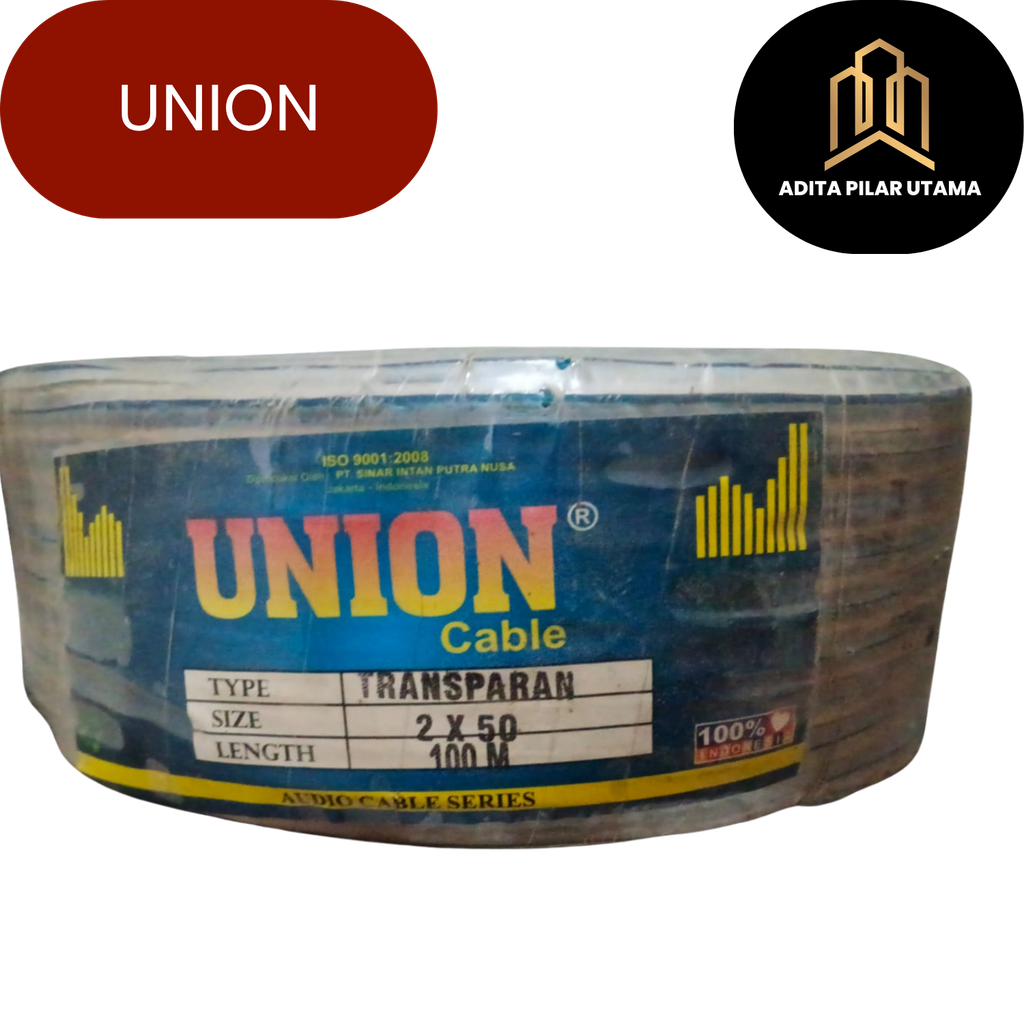 KABEL TRANSPARAN 2X50 UNION-ORBIT KLETEK 100m (AA)