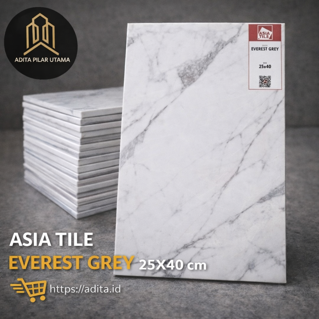 KERAMIK 25/40 ASIA EVEREST GREY @10 kw1 (AA)