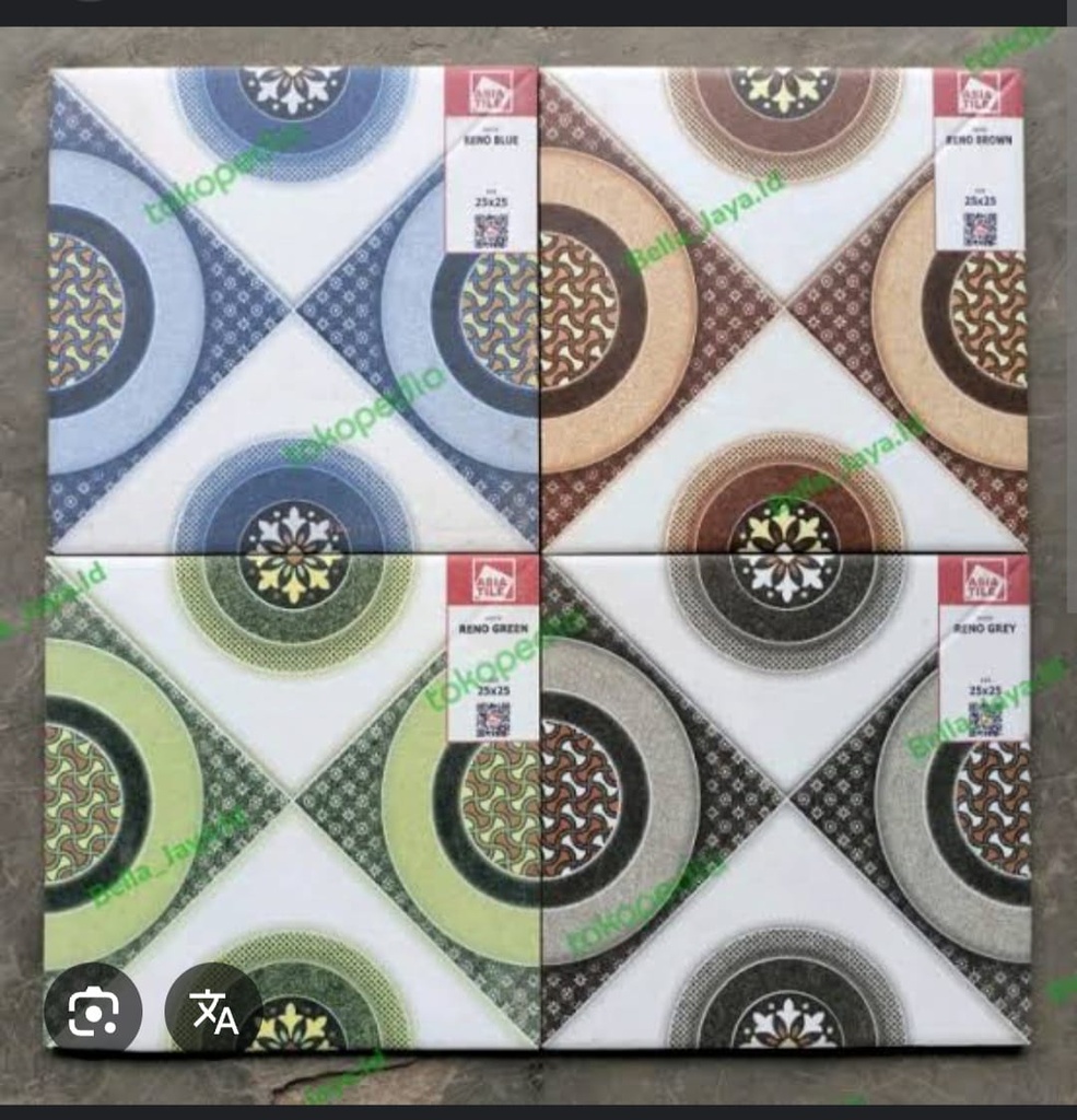 KERAMIK 25/25 ASIA Reno GREEN (AA)