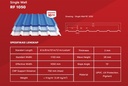 DR.SHIELD SINGLE WALL RF 1050 TRIMDECK WARNA (PUTIH/BIRU) 2MM EF 105CM (AA)