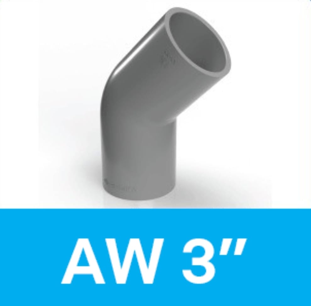 KNEE 3 DIM RUCIKA AW 45° (AA) (1D=18BJ)