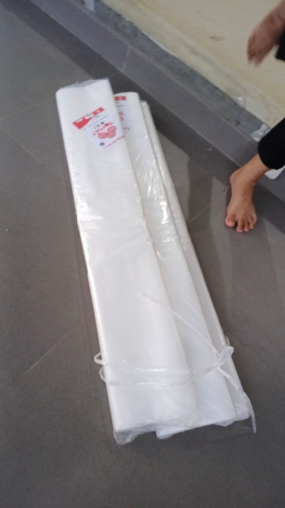 PLASTIK SHEET PE 100X 0.05 TOMAT METERAN / PLASTIK COR (AA)