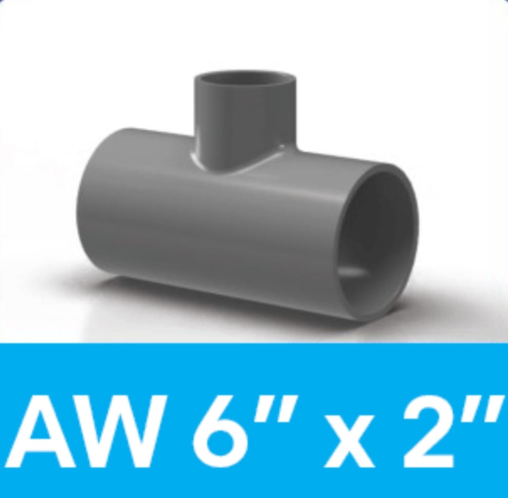 TEE 6 X 2 INCH RUCIKA AW (AA)