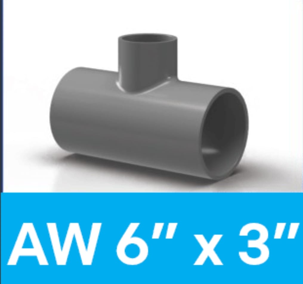 TEE 6 X 3 INCH RUCIKA AW (AA)
