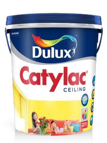 Dulux Catylac CEILING/PLAFON/GYPSUM WHITE MATT GALON (5KG) (AA)