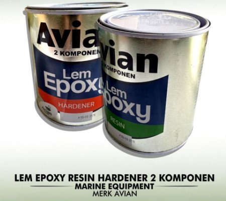 AVIAN LEM EPOXY 1,6 kg set HARDERNER + RESIN (AA)
