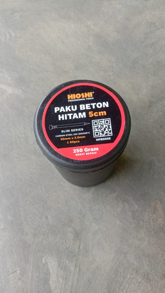 PAKU BAJA HITAM 5CMX3MM DOS HIROSI 250GRAM @+/- 80 PCS(AA)