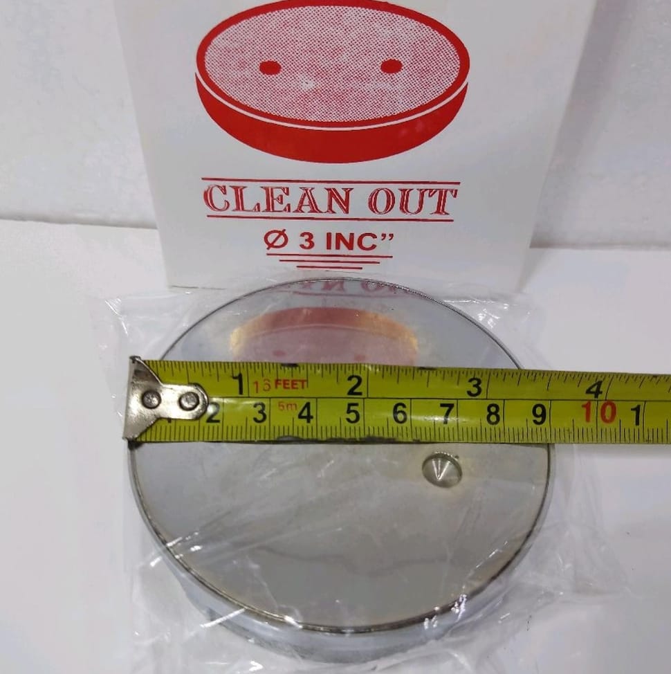 CLEAN OUT STAINLESS Ø 3" (AA)