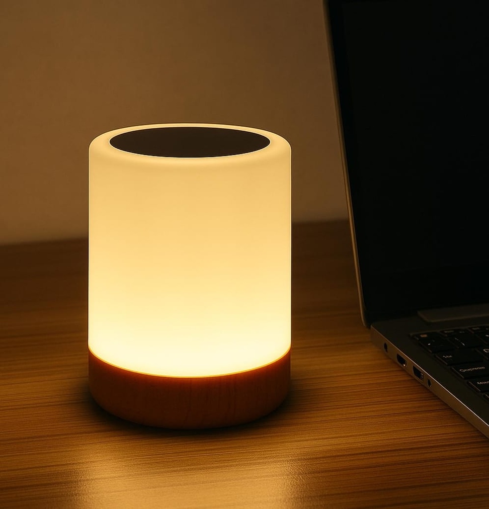 LAMPU TIDUR LED RECHARGEABLE 6 WARNA (AA)