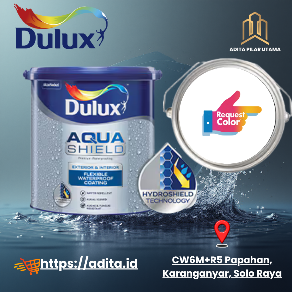 Dulux AquaShield 009 PUTIH-A-PAIL (AA)