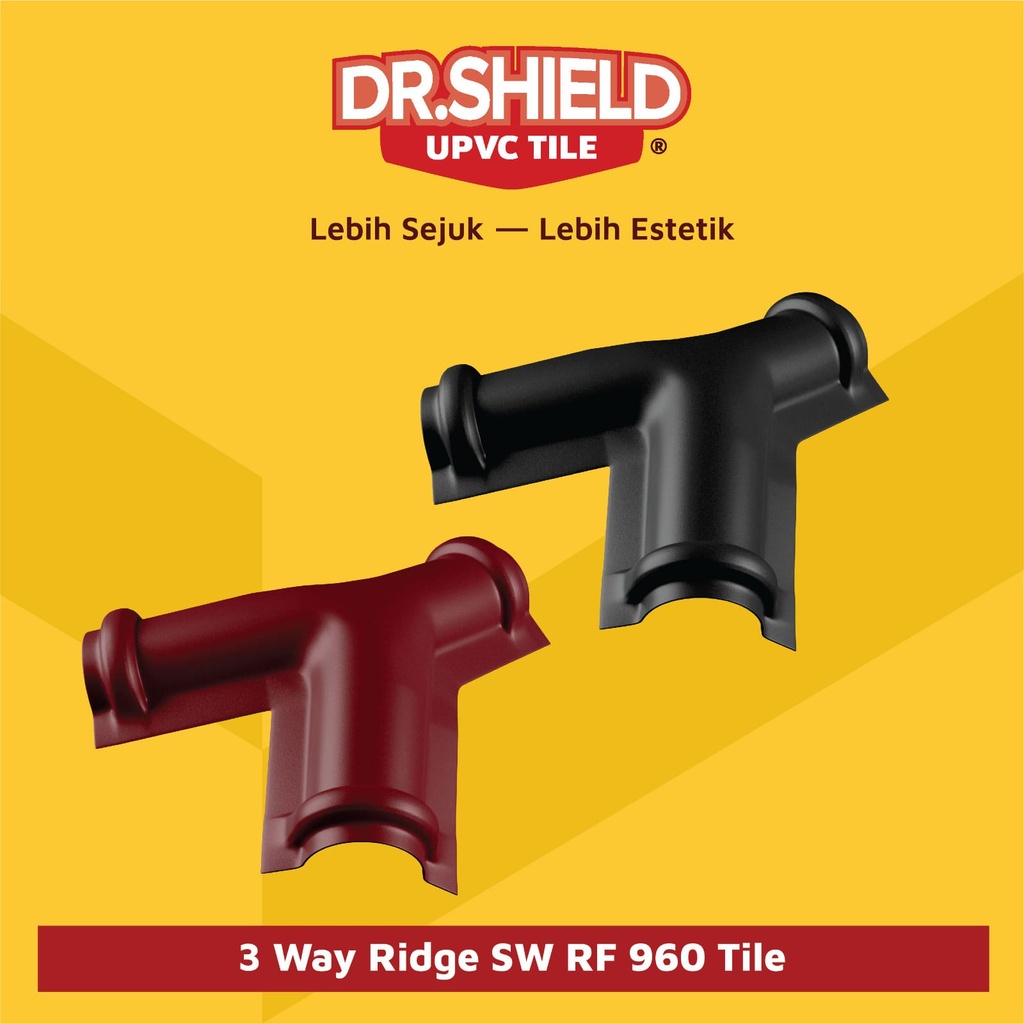 DR. SHIELD Three Way Ridge SW RF 960 (Genteng) (AA)