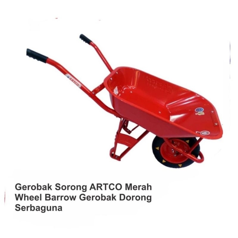 GEROBAK DORONG ARTCO MERAH (AA)