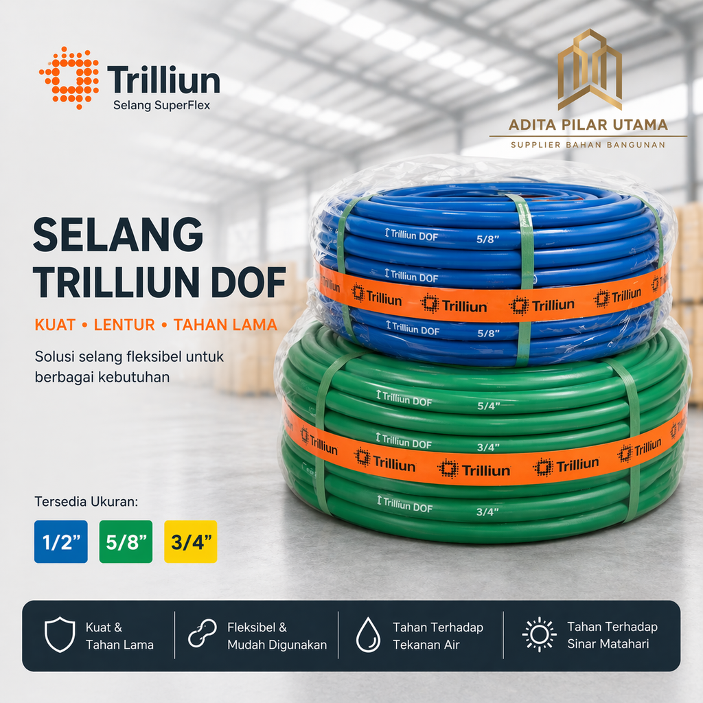 SELANG 5/8 TRILLIUN DOF Roll (50m) (AA)