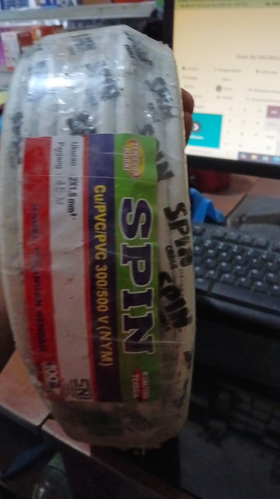 KABEL NYM 2X1.5 SPIN (1ROLL 45M) (AA)