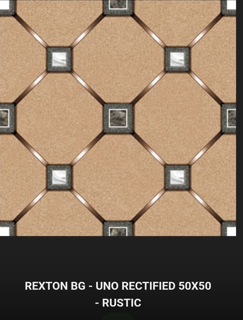 KERAMIK 50/50 REXTON BG UNO RECTIFIED - RUSTIC- KASAR (AA)