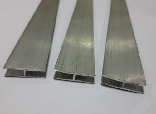 List H Aluminium = tebal lubang inlet 8mm, panjang 6m(AA)