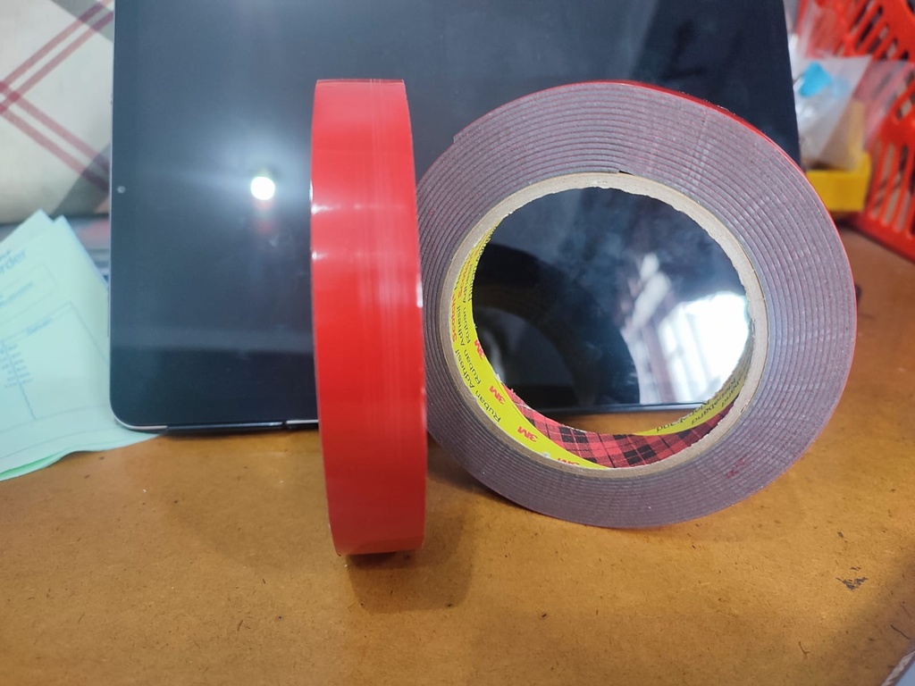 Isolasi Bolak Balik Merk 3M Double Tape 4211 Acrylic Foam tape- 20mmX4.5M tebal 1x2mm (AA)