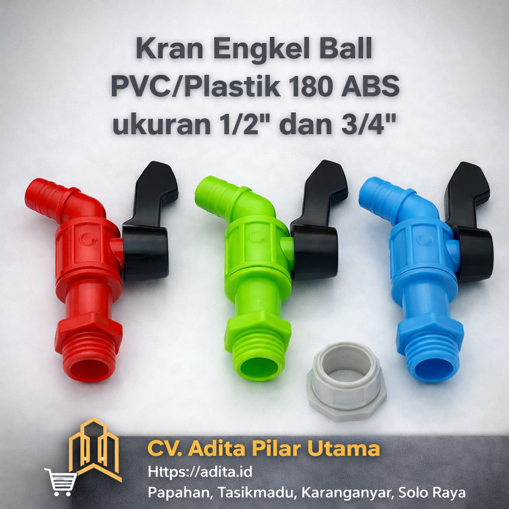 KRAN PVC 1/2" & 3/4" ELTRA (AA)