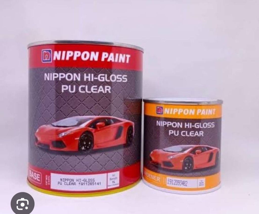 NIPPON PAINT HI-GLOSS PU CLEAR 1LT (2 KOMPONEN) (AA)