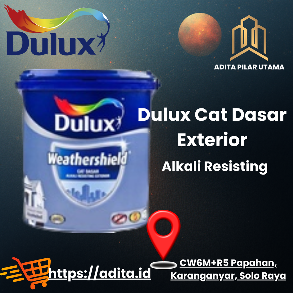 Dulux Weathershield Cat Dasar Alkali Resisting Exterior A931-49100 -2,5LT (AA)