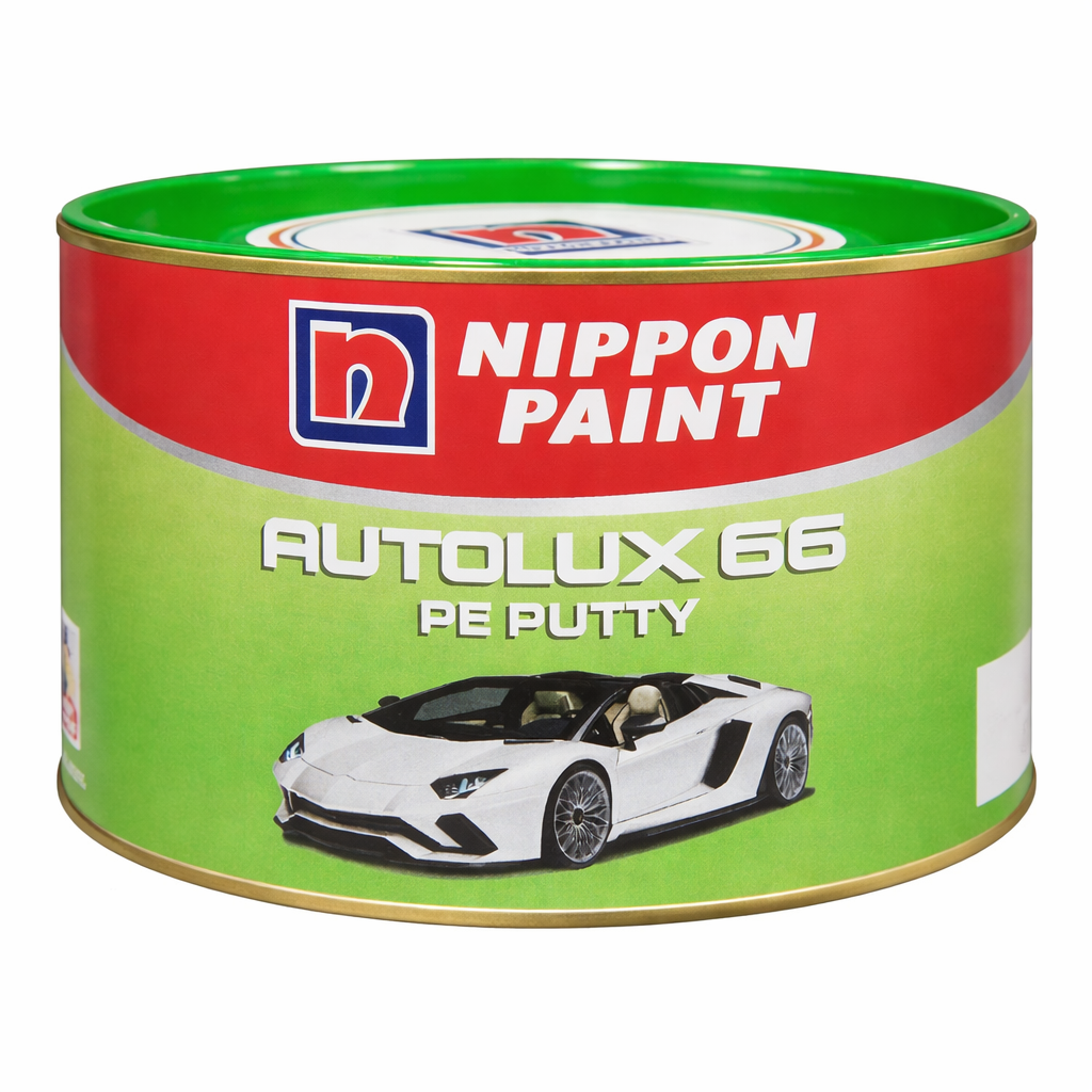 Dempul NIPPON PAINT Autolux 66 PE Putty 1kg 1set (Soft Sanding) (AA)