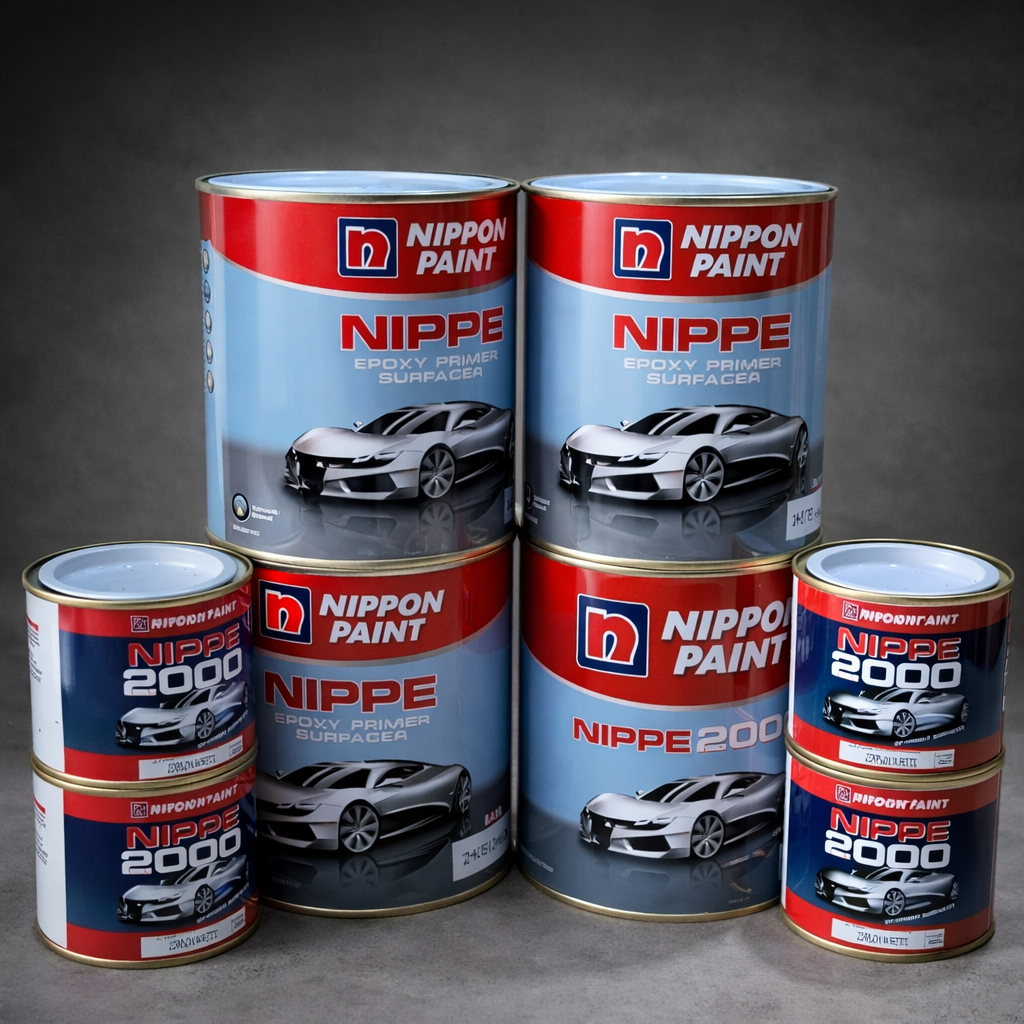 Nippe Primer Surfacer Cat Dasar Epoxy Nippe 2000 EP Primer Cat Dasar Epoxy Vernis Nippe Nippon Paint (AA)