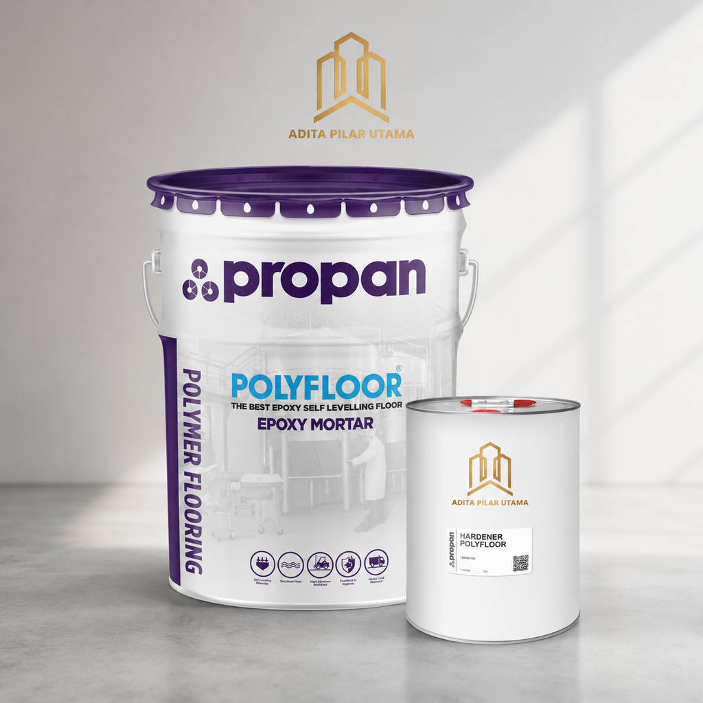POLYFLOOR MORTAR PFM-222 = 40 kg-set MORTAR (AA)