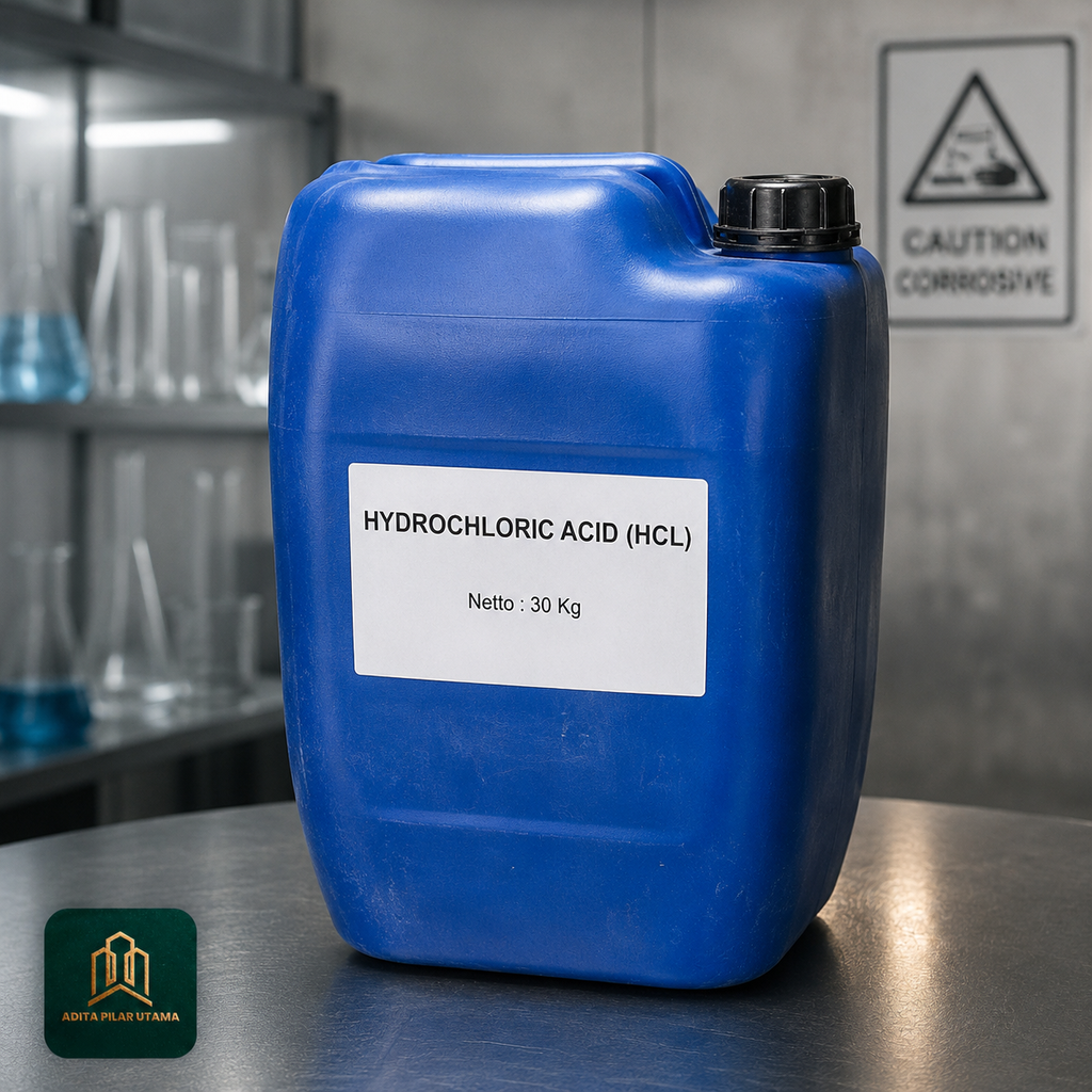 HCL - Hydrochloric Acid 1 Jeregen isi 30 Kg (AA)