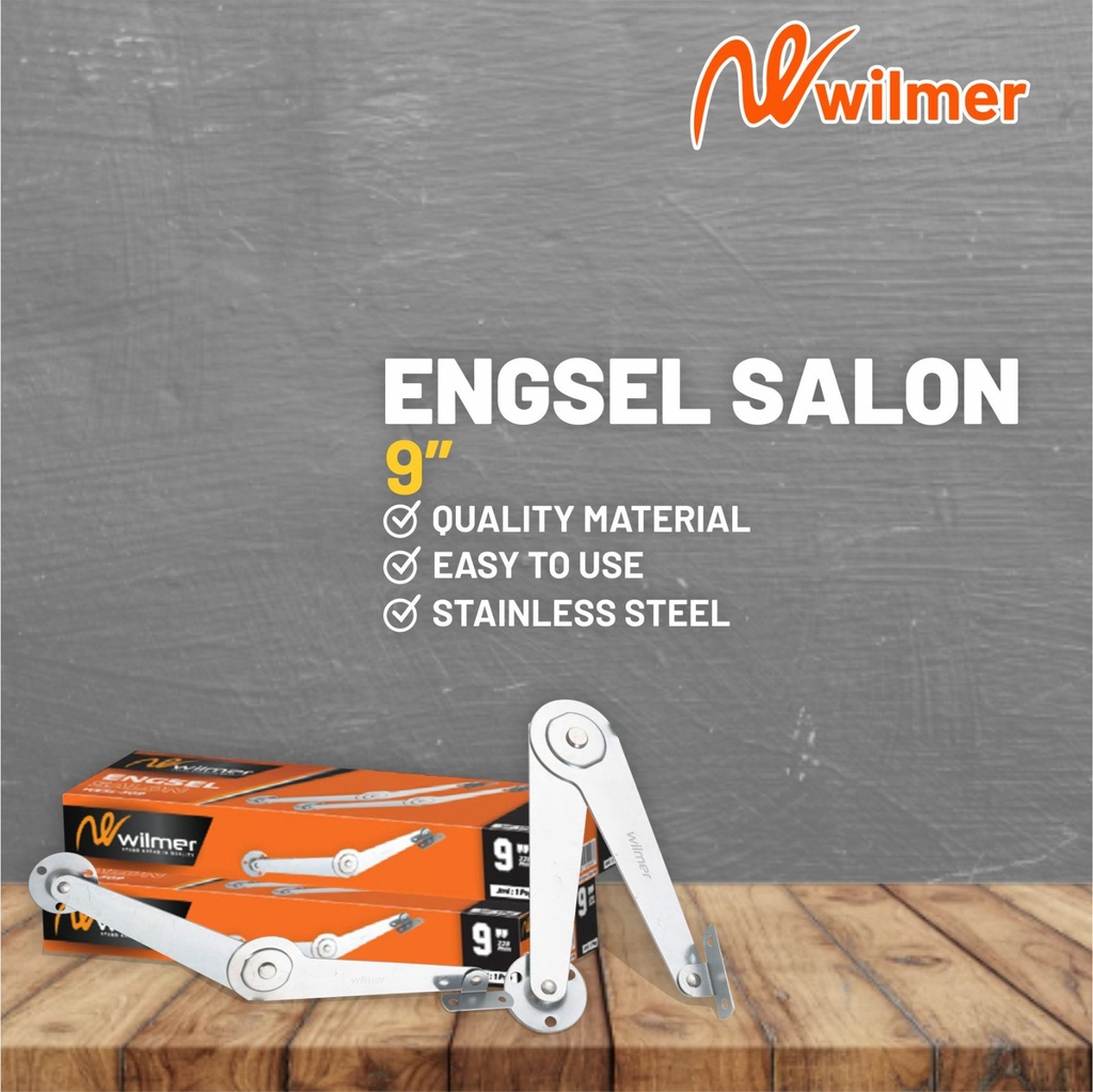 Engsel Salon 9 Inch SN - Tangan Gareng - (AA)