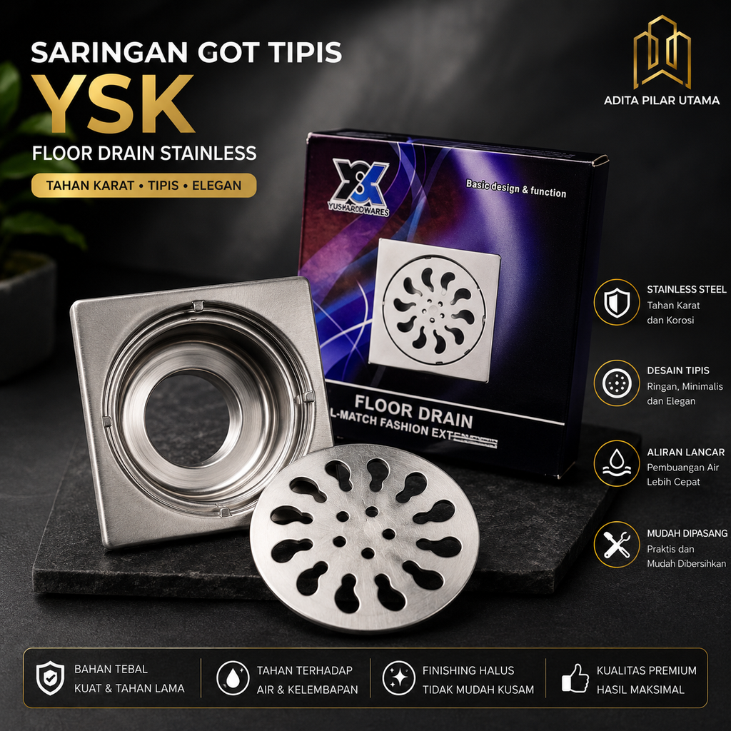 Floor Drain - Saringan Got Stainless (AA)