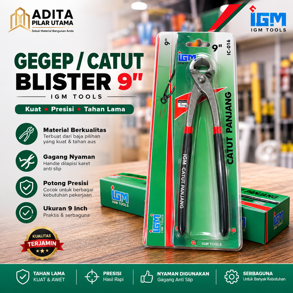 GEGEP CATUT BLISTER 9" IGM (AA)
