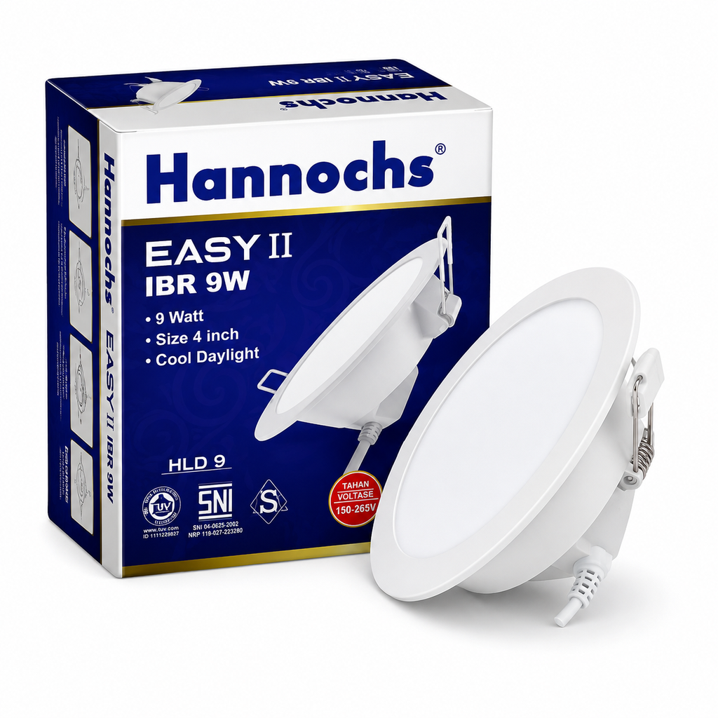 Led EASY DLB 09W 4" IBR HANNOCHS PUTIH (AA)