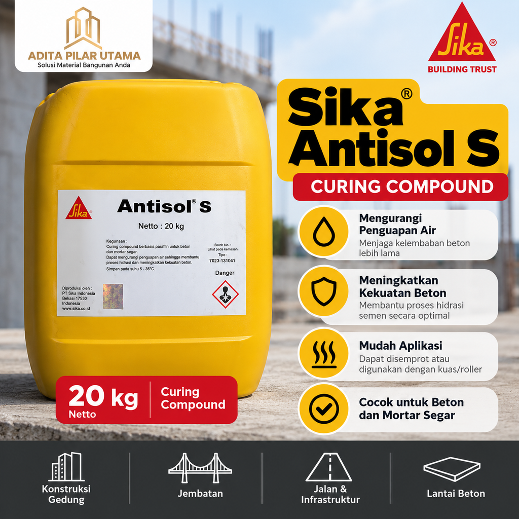 Sika® Sika Antisol S 20kg / Curing Compond 20kg (AA)