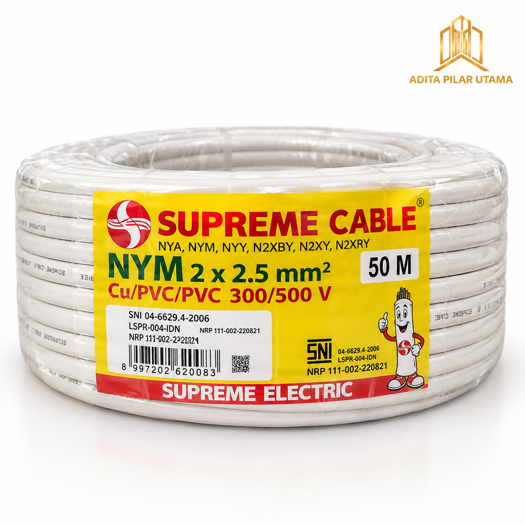 KABEL NYM 2X2,5 SUPREME - 1ROLL=50M (AA)