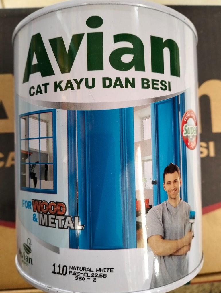 AVIAN 110 NATURAL WHITE 900CC