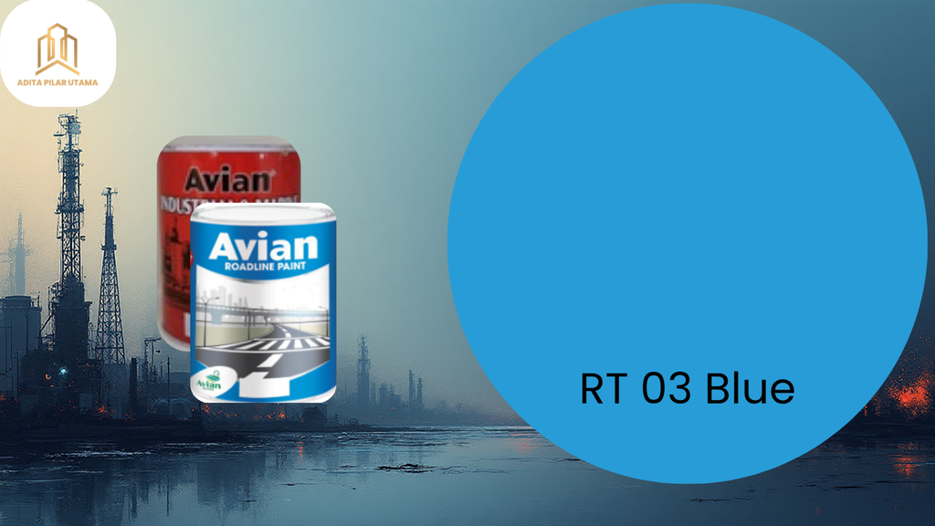AVIAN ROAD LINE- CAT JALAN RT03 BLUE (AA)