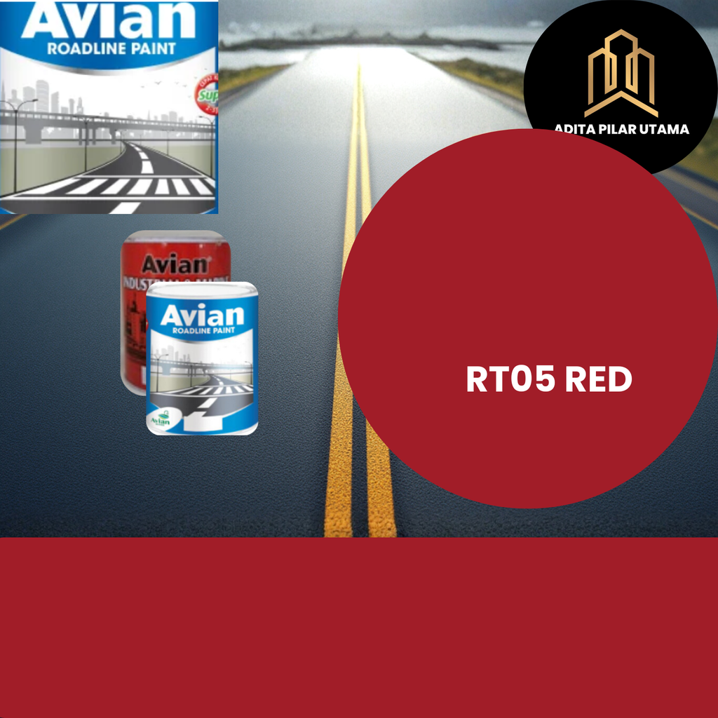 AVIAN ROAD LINE- CAT JALAN RT05 RED (AA)