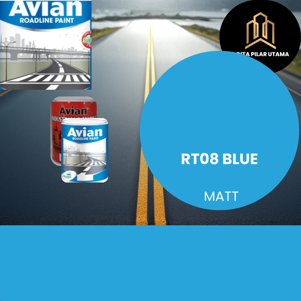 AVIAN ROAD LINE- CAT JALAN RT08 BLUE MATT