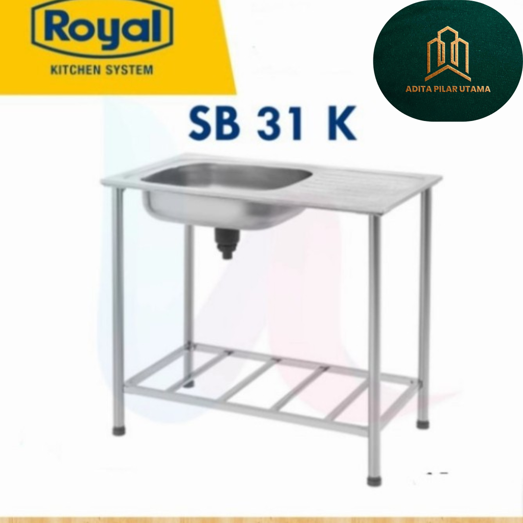 BCP Bak Cuci Piring ROYAL PLUS RAK SB 31 K (AA)