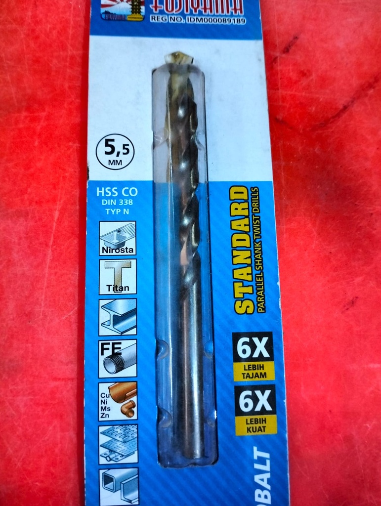 BOR KAYU/BESI 5.5MM COBALT FUJIYAMA