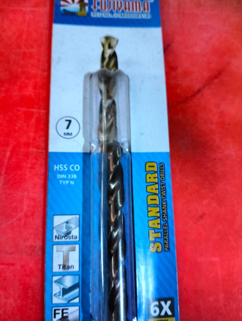 BOR KAYU/BESI 7 MM COBALT FUJIYAMA